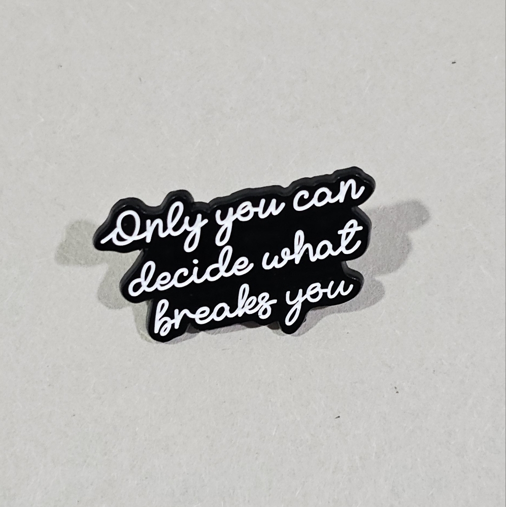 Motivational Enamel Pin Brooch Lapel Aesthetic & Collectible Pins